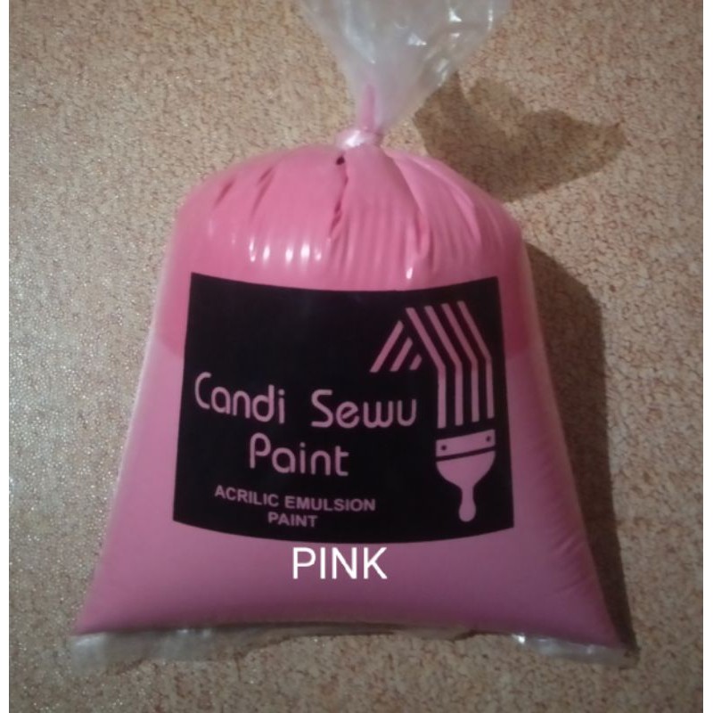 Cat tembok 1 kg KWALITAS SUPER warna pink