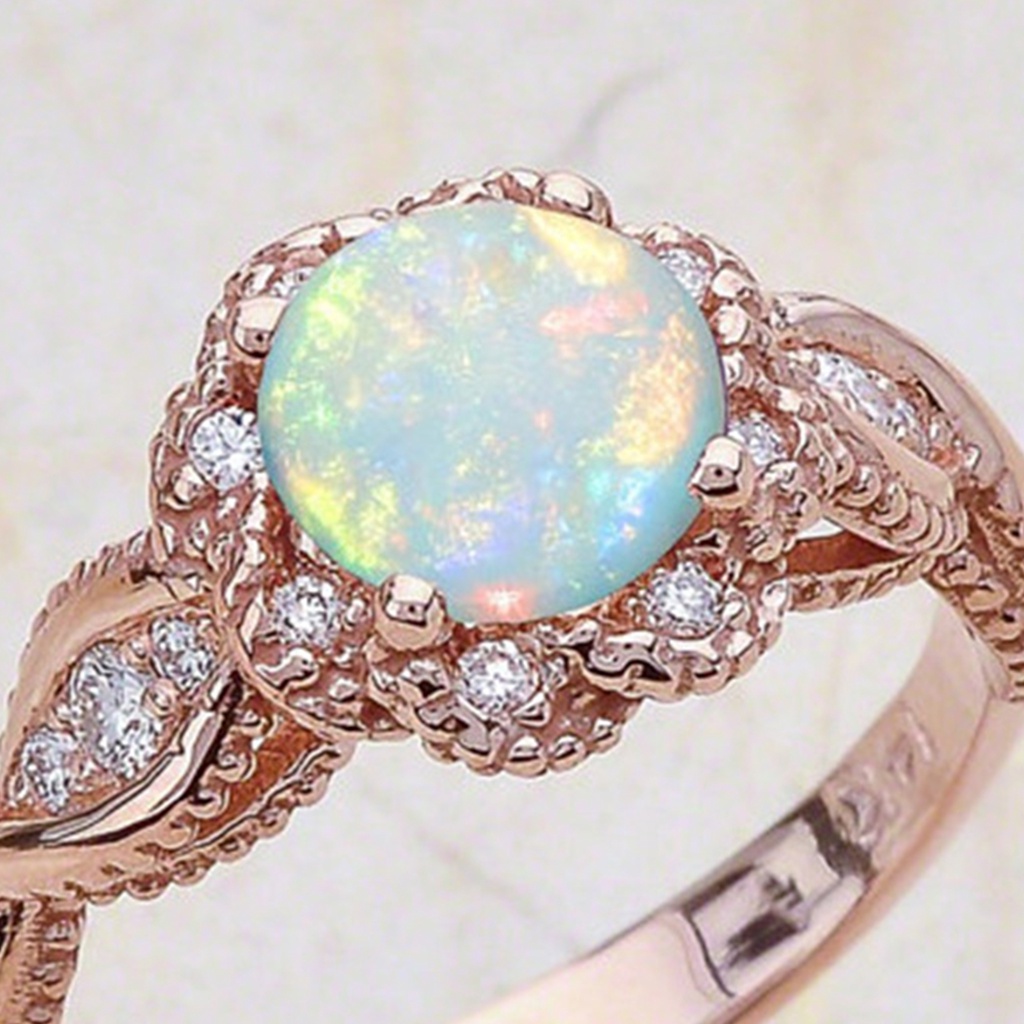 Hu Hu Hu Hu Hu Alat Bantu Pasang Kacamata♡ Cincin Pernikahan Gaya Vintage Aksen Berlian Imitasi Untuk Hadiah Ulang Tahun