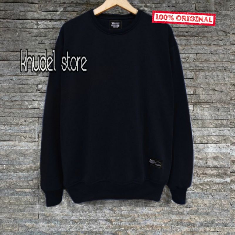 Sweater Crewneck Sweatshirt Polos Size M-XXL Cowok Cewe/Pria Wanita