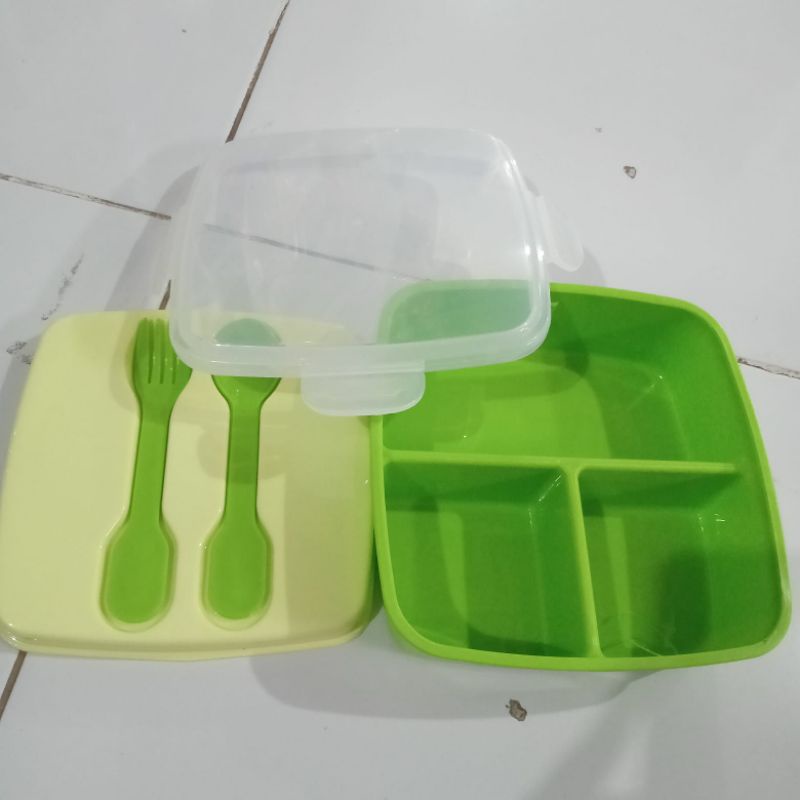 LUNCH BOX TNK 1028 GOLDEN SUNKIST KOTAK MAKAN