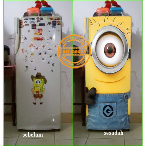 STIKER KULKAS MINION