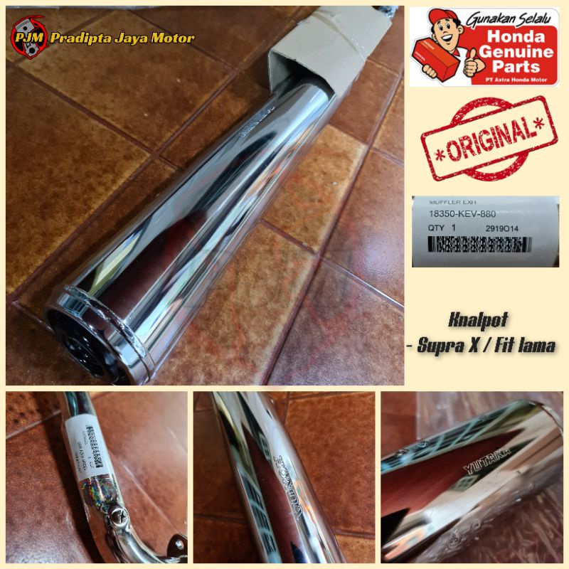 Knalpot Supra X Fit Lama KEV ORI Original AHM - 18350KEV880