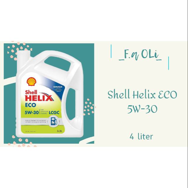 oli mobil - Shell Helix ECO 5W-30