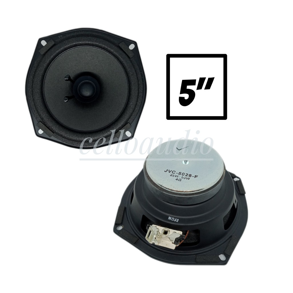 Speaker Coaxial JVC 5 Inch Polosan 1 Set OEM