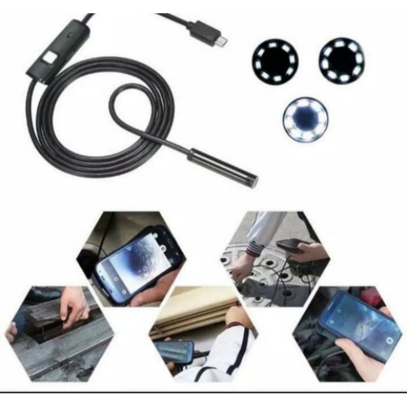 Kamera Mini Android Focal Distance Endoscope Camera 720P Endoskop 5 meter