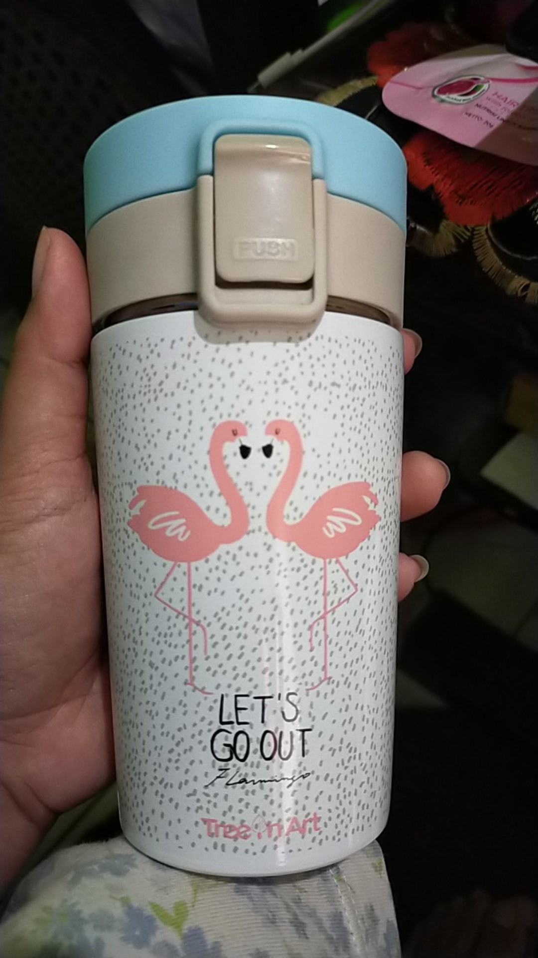 Tumbler Kopi / Teh  280 Ml Flamengo Original Treein Art Sale Murah