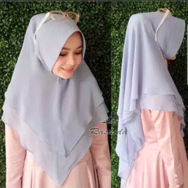 Jilbab syar'i ceruty dua layer