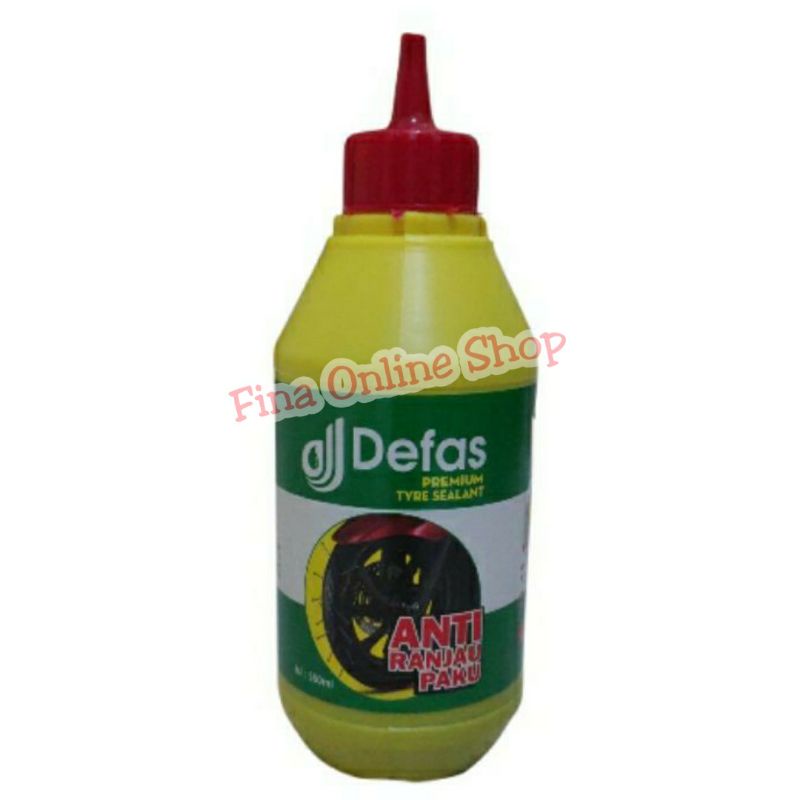 Defas Premium Tyre Sealant Cairan Ban Tubeless Anti Ranjau Paku 350ml