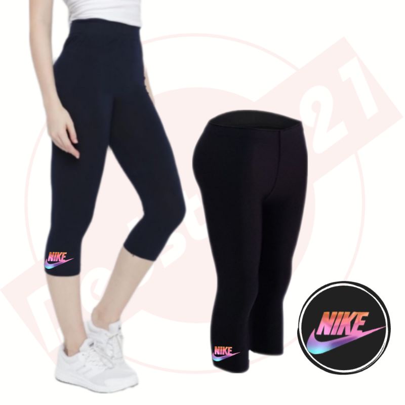 LEGGING SPANDEK PREMIUM Legging Spandek Premium Sablon Legging 7/8 Murah Legging 7/8 Tebal Legging P