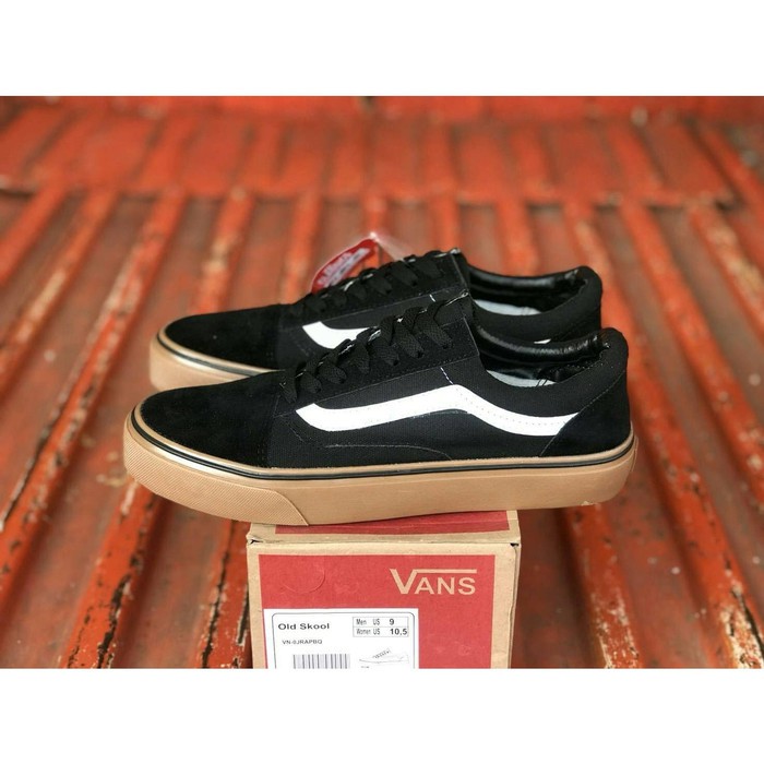 MS Shoes - Sepatu Pria Vans Old Skool Sol Gum - Sneakers Bertali Premium - Shoes Cowok Murah Campuss