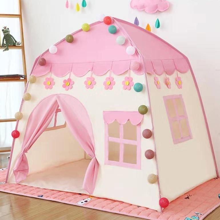 Tenda Anak Model / Rumah Tenda Bermain Princess Castle / Tenda Castle Jumbo