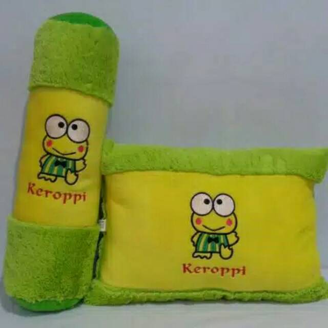 Set  Boneka bantal guling anak karakter Doraemon Hellokitty The Pooh Keroppi Frozen