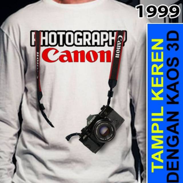 Kaos baju camera kamera photography canon