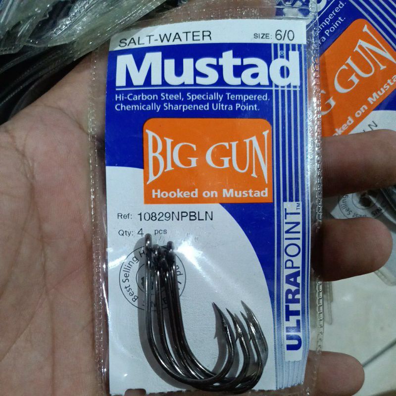 kail mustad big gun Ref 10829NPBLN Chemically Sharpened