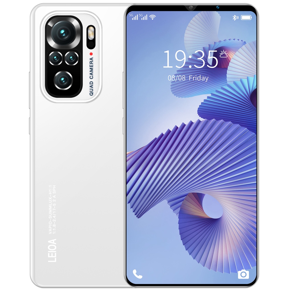 【COD】Terjual terbaik hp Penjualan ponsel Note10 Pro asli penjualan besar 2021 (RAM 6 GB + ROM 128 GB) Smartphone infrared hp handphone hp androit murah  hp android promo joystick hp hp android 10 handphone android hp bagus yang murah handphone android-putih