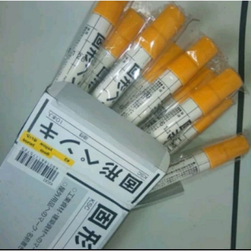 

spidol kuning SAKURA Spidol Penanda Besi Permanen mad in japan