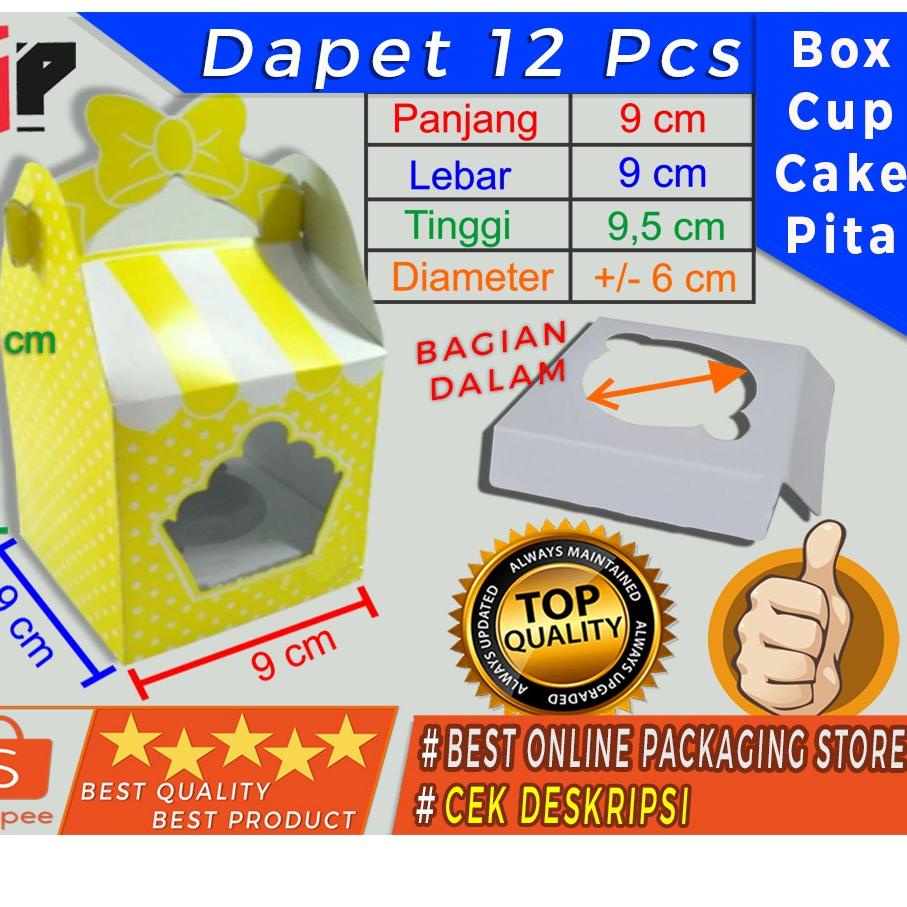 

Promo Gembira DUS PITA / BOX PITA / DUS CUPCAKE PITA ( KUNING ) TERMURAH