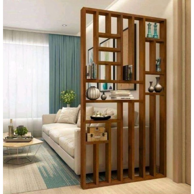 PARTISI PEMBATAS RUANGAN KAYU JATI/ PARTISI FURNITURE MEBEL JATI