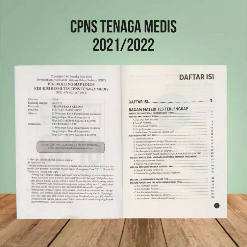 

Buku CPNS tenaga medis