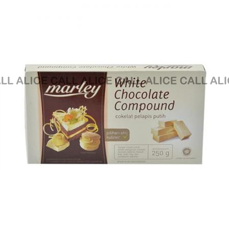 

COKELAT MARLEY WHITE CHOCOLATE COMPOUND 250GR