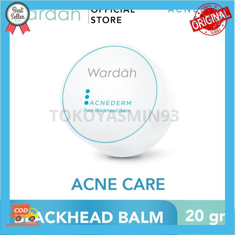 Wardah Acnederm Pore Blackhead Balm 20 g Murah