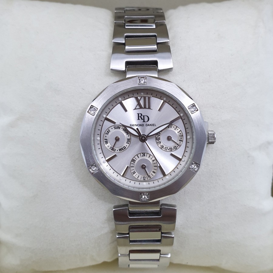 Raymond Daniel RD208 Silver, Jam Tangan Wanita, Original