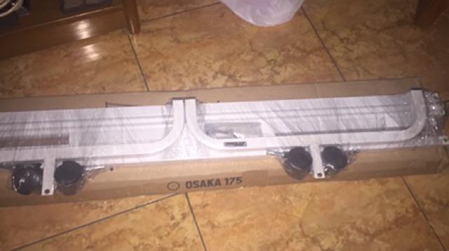 Gawang Osaka T.175cm Putih Beroda Gantungan Jemuran Gawangan Model Ikea