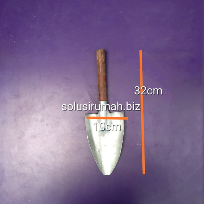 SEKOP TAMAN 32CM GG KAYU CETOK TAMAN LENGKUNG