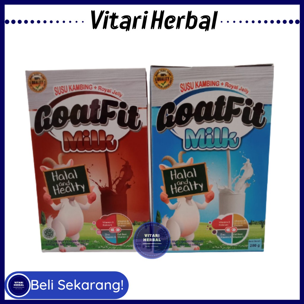 

Susu Kambing Etawa Goatfit / Susu Kambing Etawa Plus Royal Jelly Goat Fit