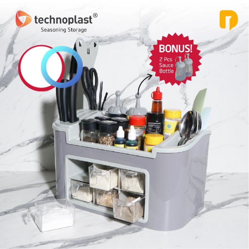 Tempat Bumbu serbaguna seasoning storage Technoplast