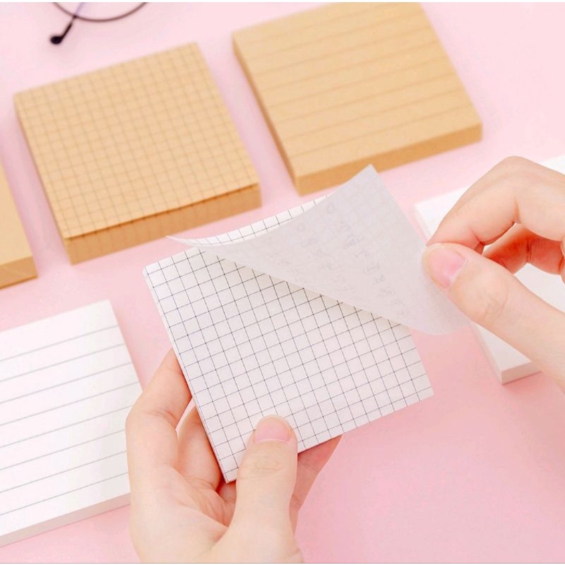 

MEMOPAD KERTAS MEMO STICKY NOTES KRAFT & WHITE