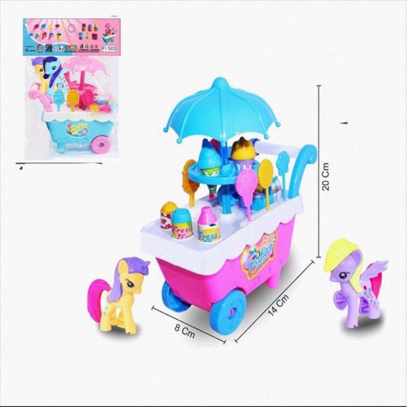 mainan ice cream stroller