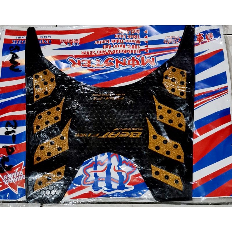 Karpet Karet Monster Honda Beat 2017-2019 Karpet Karet Lantai Beat New Esp