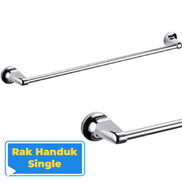 Rak Handuk Dinding / Towel Bar Single / Gantungan Handuk 8924