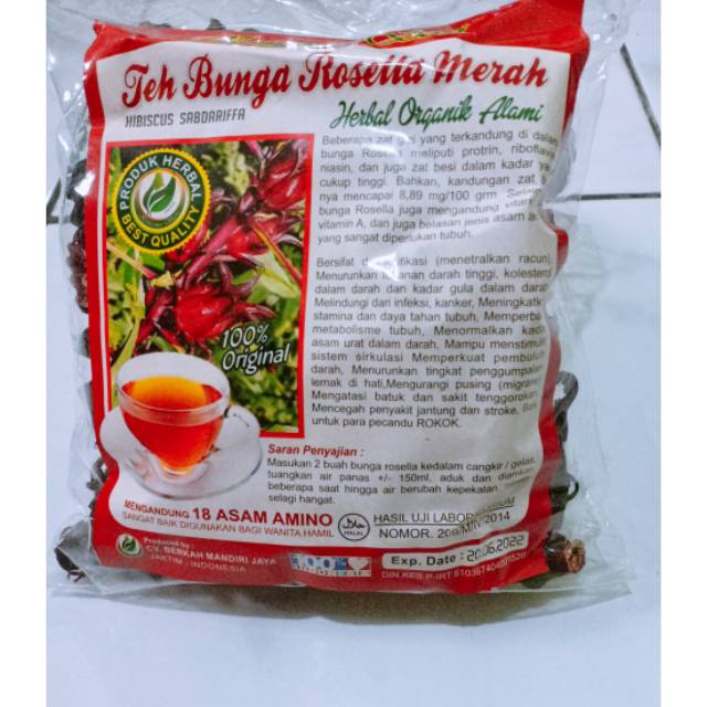 

Teh Seduh Bunga Rosella Merah Kencono Sari sangat baik untuk kesehatan