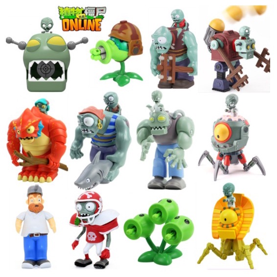 J3 - Mainan anak plants vs zombies War scorpion Mecha Giant NBZ