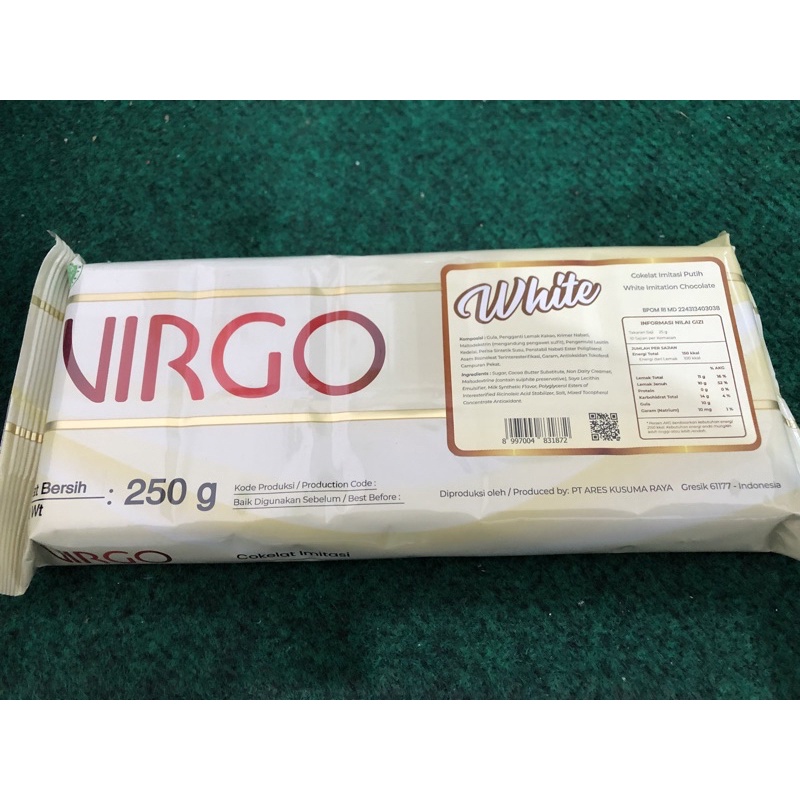 

White compound Virgo 250grm /cokelat batang putih