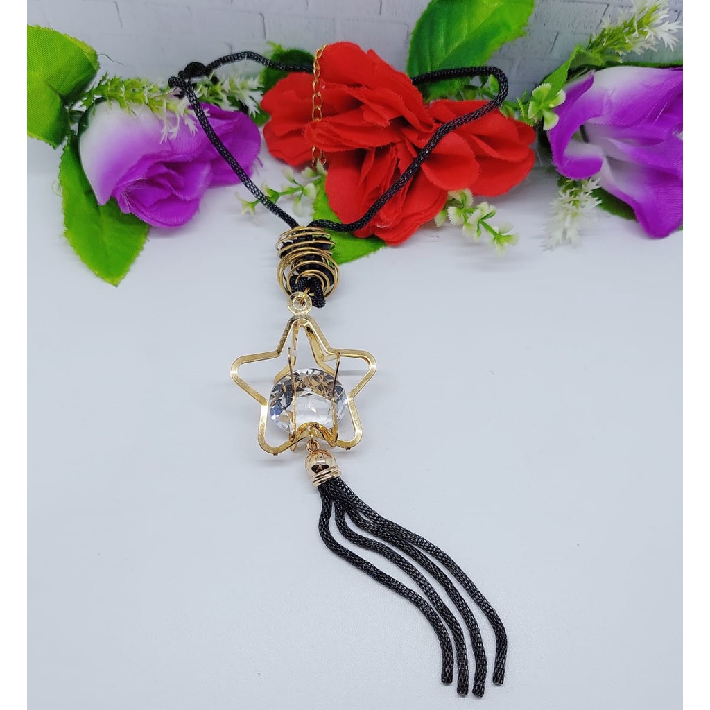 Aksesoris kalung fashion kalung elegan kalung hijab aksesoris cantik kalung daun elegan cantikA25-29