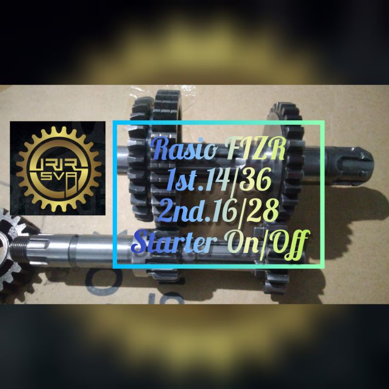 Gigi Rasio Gear Ratio Gir Rasio Yamaha F1ZR (FIZR) (FIZ R) (Force 1) Racing & Touring Ecer Gigi 1 & 