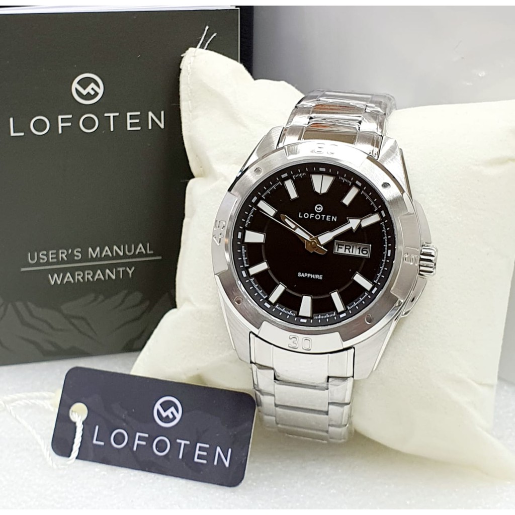 Jam Tangan Pria Lofoten F6505 Sapphire Original Stainless Steel Garansi