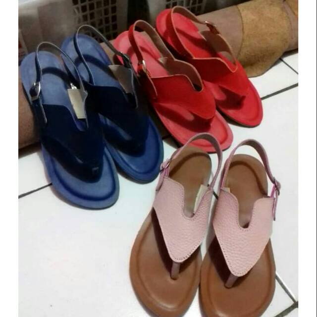 Sandal Jepit Wanita Tali Belakang