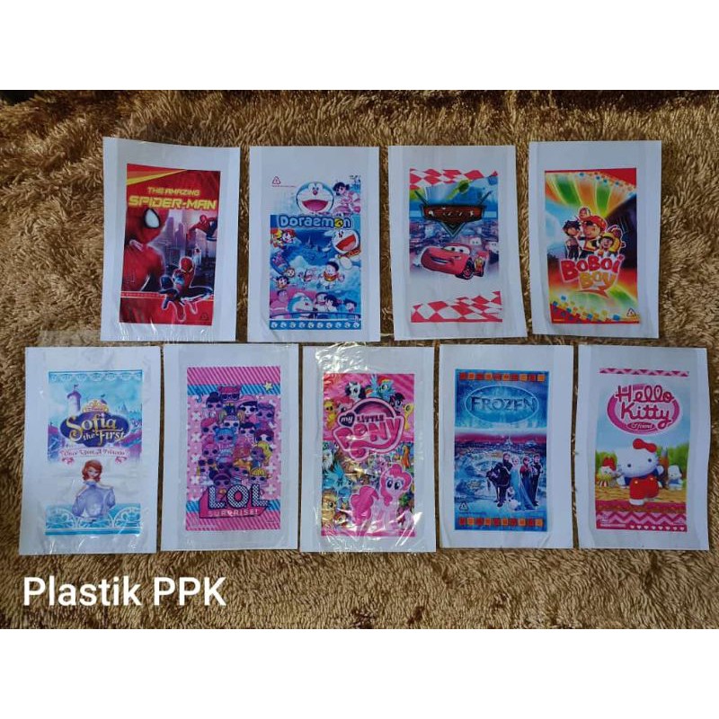 

Plastik Bingkisan Ulang Tahun Karakter/Plastik Snack/Goodie Bag