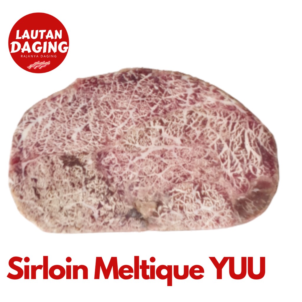 

Daging Sapi Wagyu Daging Beef Steak Sirloin Meltique 500gr - YUU