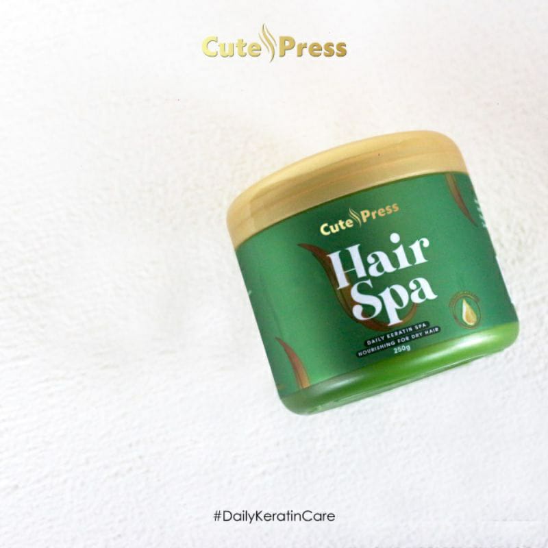 Cute Press Hair Spa Smooth Keratin / Masker Rambut / Creambath / Treatment Rambut 250gr