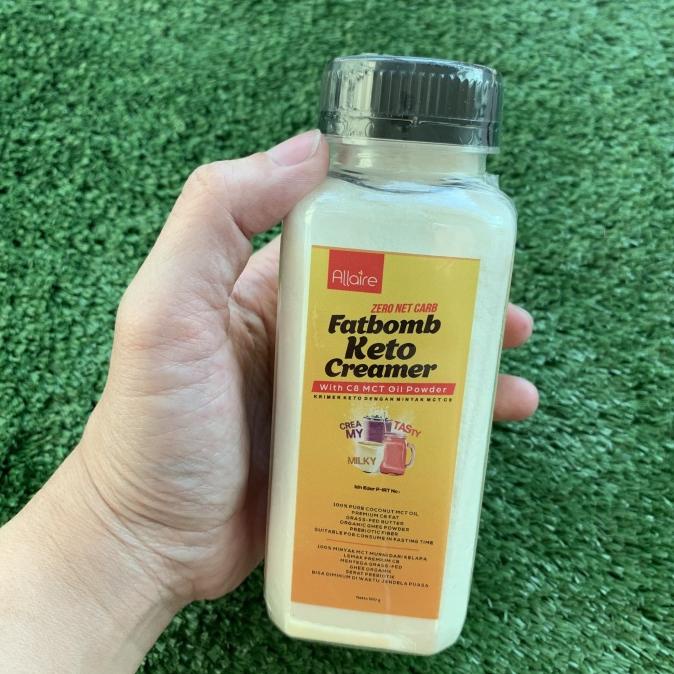 

[TERLARIS] ALLAIRE ZERO CARB FATBOMB KETO CREAMER WITH C8 MCT OIL KRIMER KOPI
