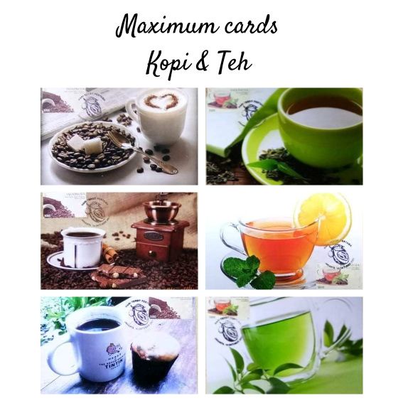 

MC- Maximum Cards Kopi & Teh Kartu pos Kartupos / Coffee & Tea Maximum Postcard