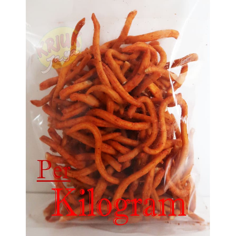 

Cemilan Stik Mie Pedas Spesial ( KILOAN / CURAH )
