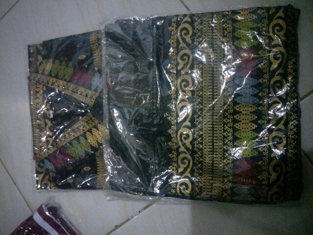 Couple Batik Span Pendek Meyriska Sarimbit Keluarga Pesta Batik Pekalongan Tanah Abang