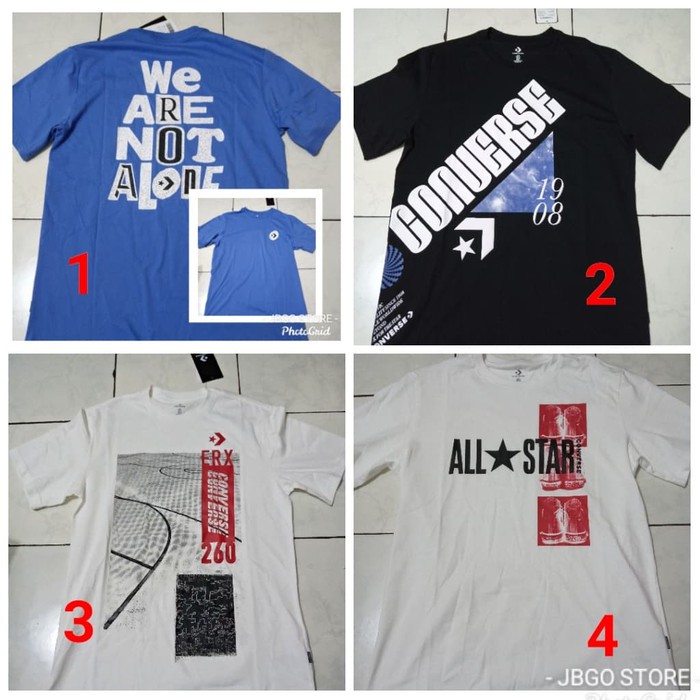 Kaos Converse Original 100 Termurah