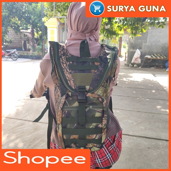 jual tas punggung sepeda mtb motif camo